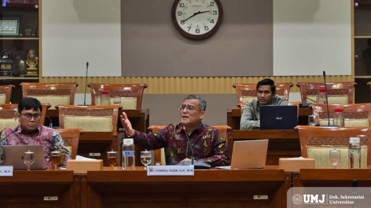 Rapat akademik pimpinan UMJ
